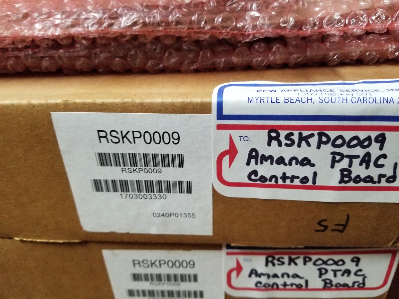 brand new Amana PTAC control board kit RSKP0009. h10f5