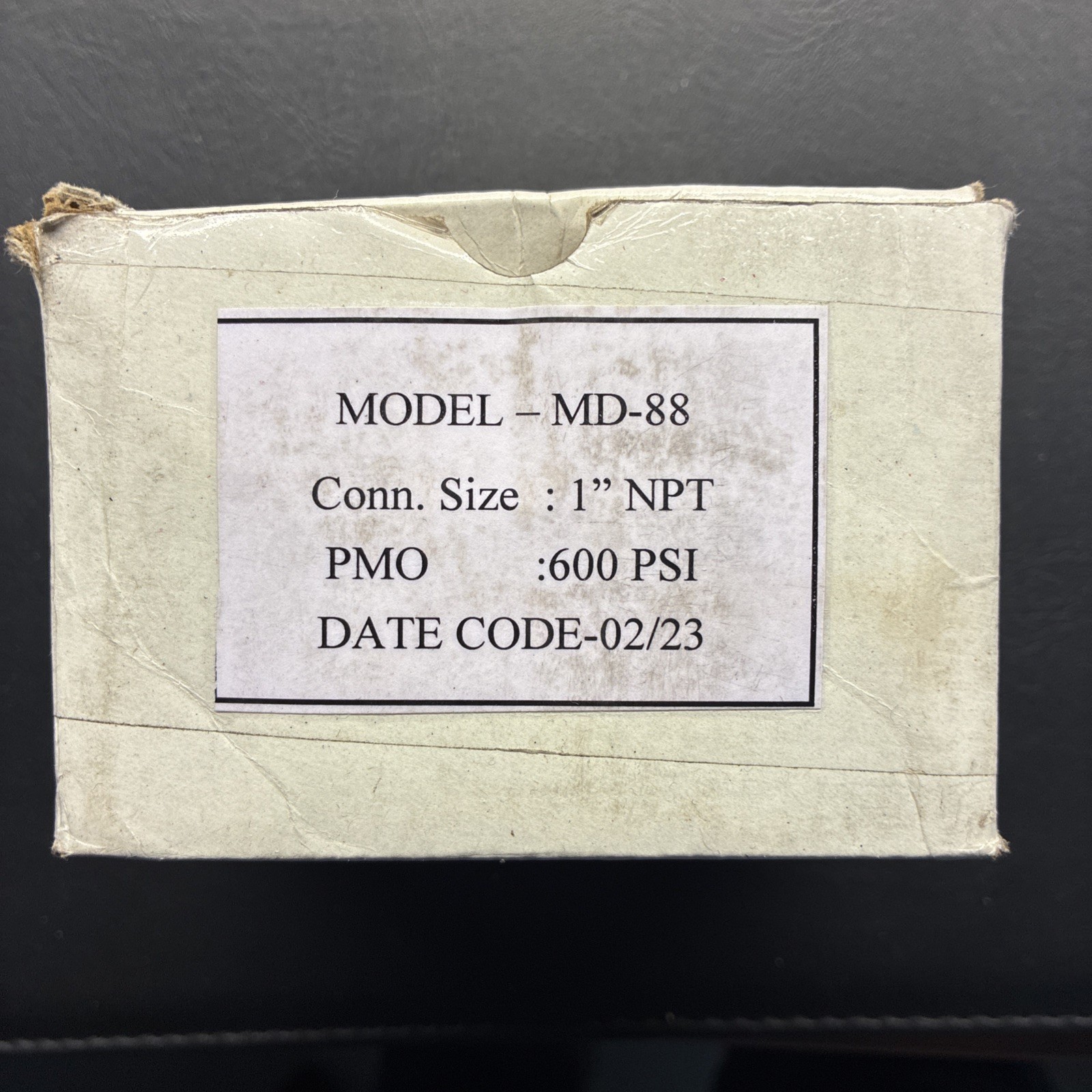 NEW MD-88 Steam Trap 1” NPT 600 PSI PMO Model MD-88 Industrial HVAC/Steam
