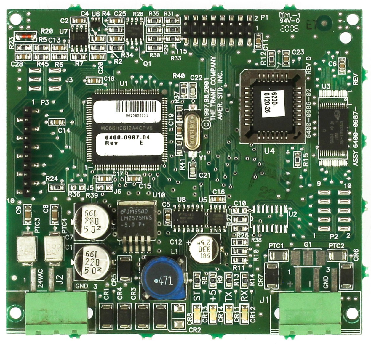 Trane 6400-0987-04 HVAC Chiller Adaptive Control Board