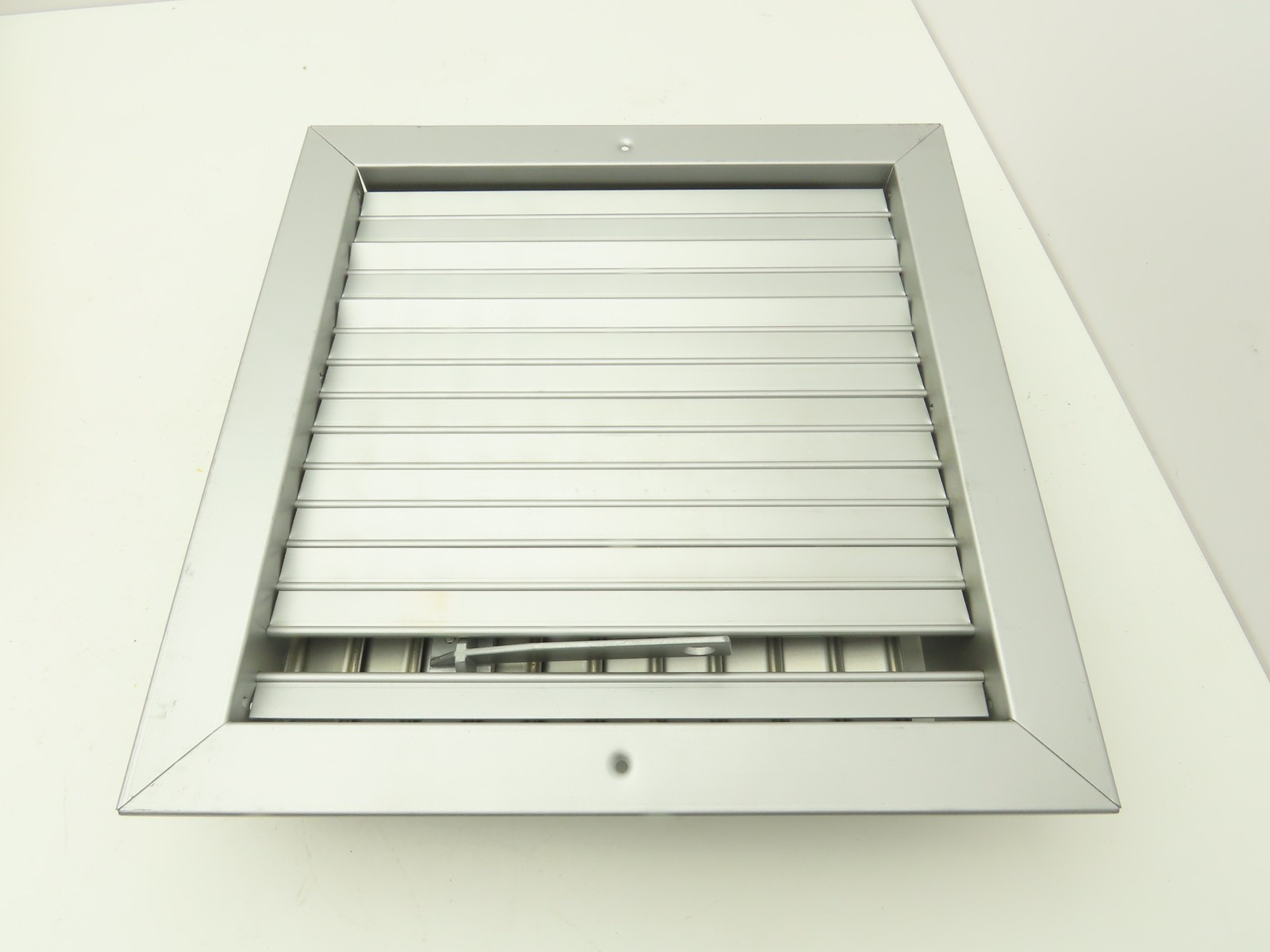 Manual Adjustable Louver Ventilation Duct Damper 12″x12″ 2 Way Control 1 Lever