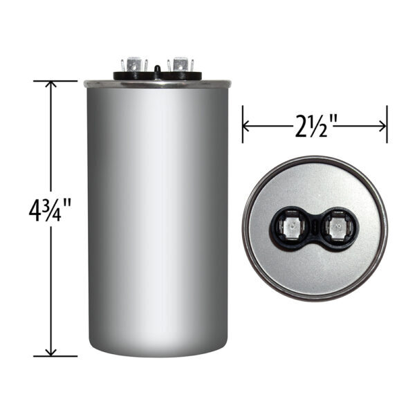 USA 55 uf MFD 370 or 440 VAC volts Round CBB65 Run Capacitor 50/60 Hz – Lot-1