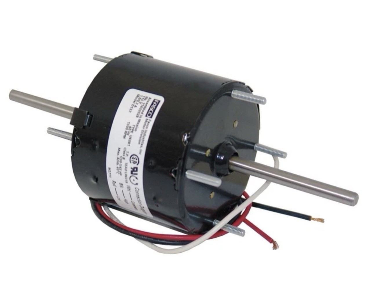 D137 Fasco 1/30HP 1550RPM 115 1 60 TEAO DS 2SPD SB FASCO MOTOR