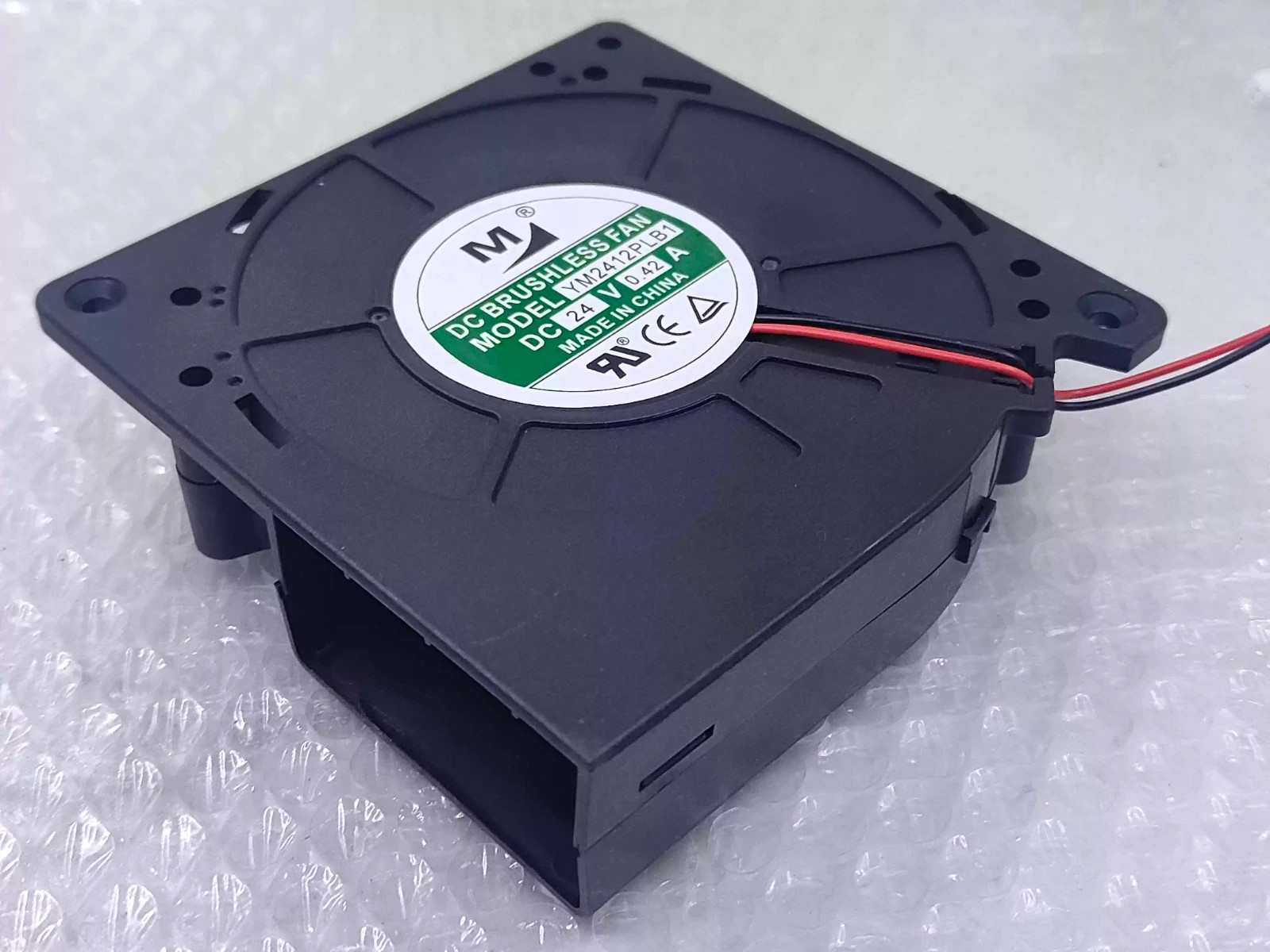1PCS M YM2412PLB1 12032 DC24V 0.45A 12CM 2-Wire Inverter Turbo Blower Fan