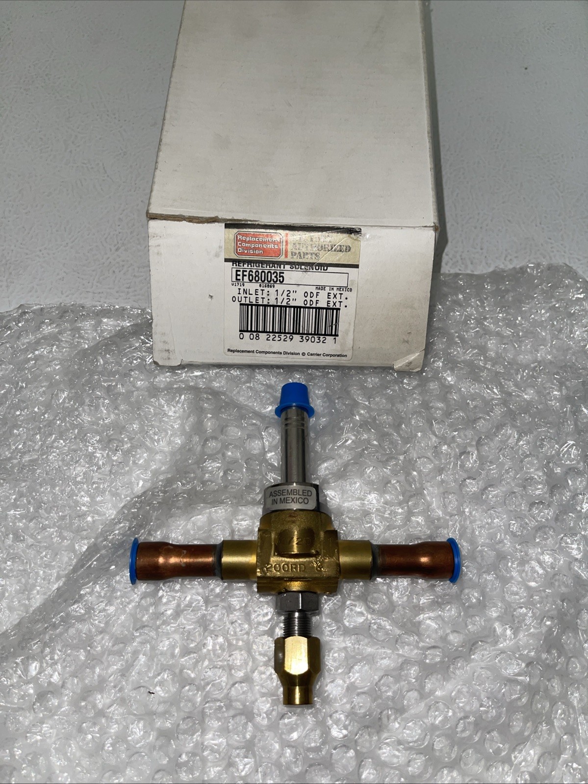 Carrier – EF680035 Solenoid Valve 1/2” x 1/2” ODF
