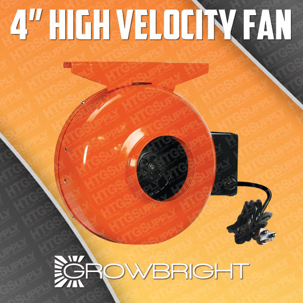 New 4″ Inch CFM Inline Exhaust Duct Fan Vent Blower