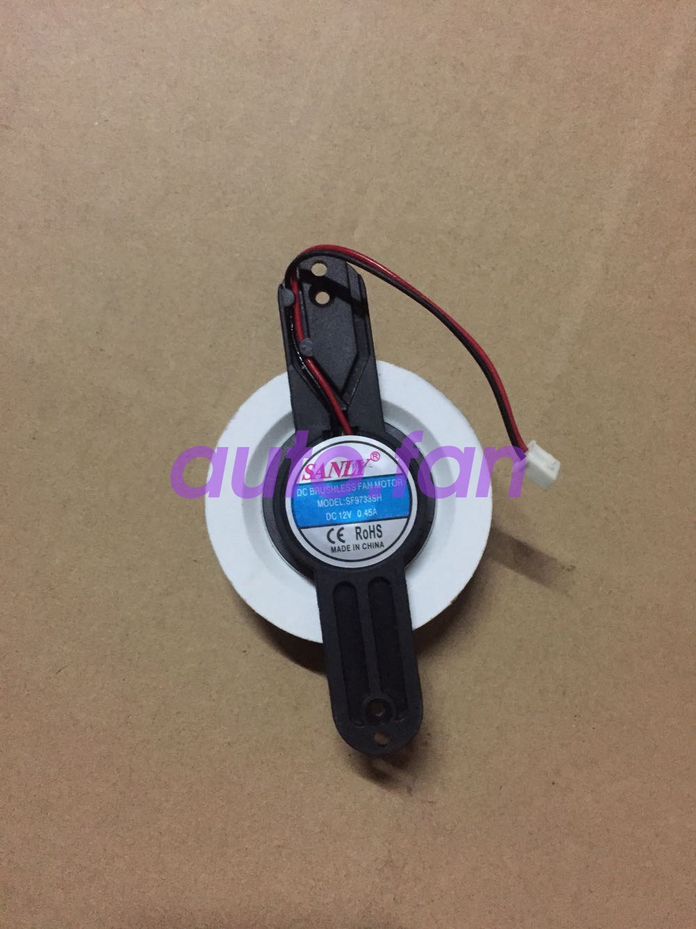 1pc New SF9733SH 12V 0.45A Turbo Cooling Fan Screw 9.5CM Leaf 6.6CM