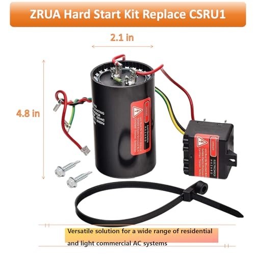 Hard Start Kit for Air Conditioner – Long Term Replace Compressor Saver Capacito