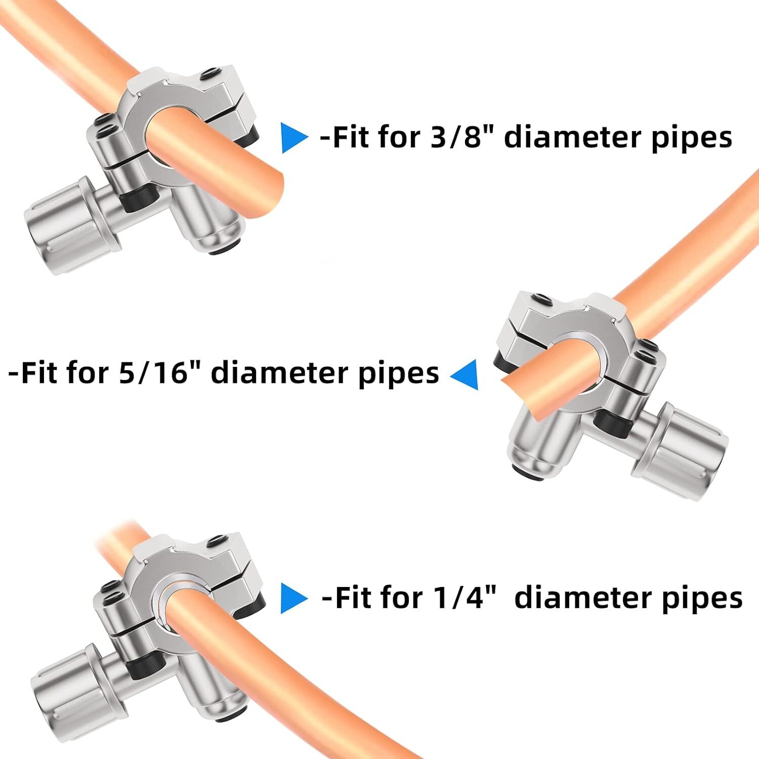 2 Pack BPV31 Bullet Piercing Valve A/C Refrigeration Lines 5/16 – 3/8 – 1/4 NEW