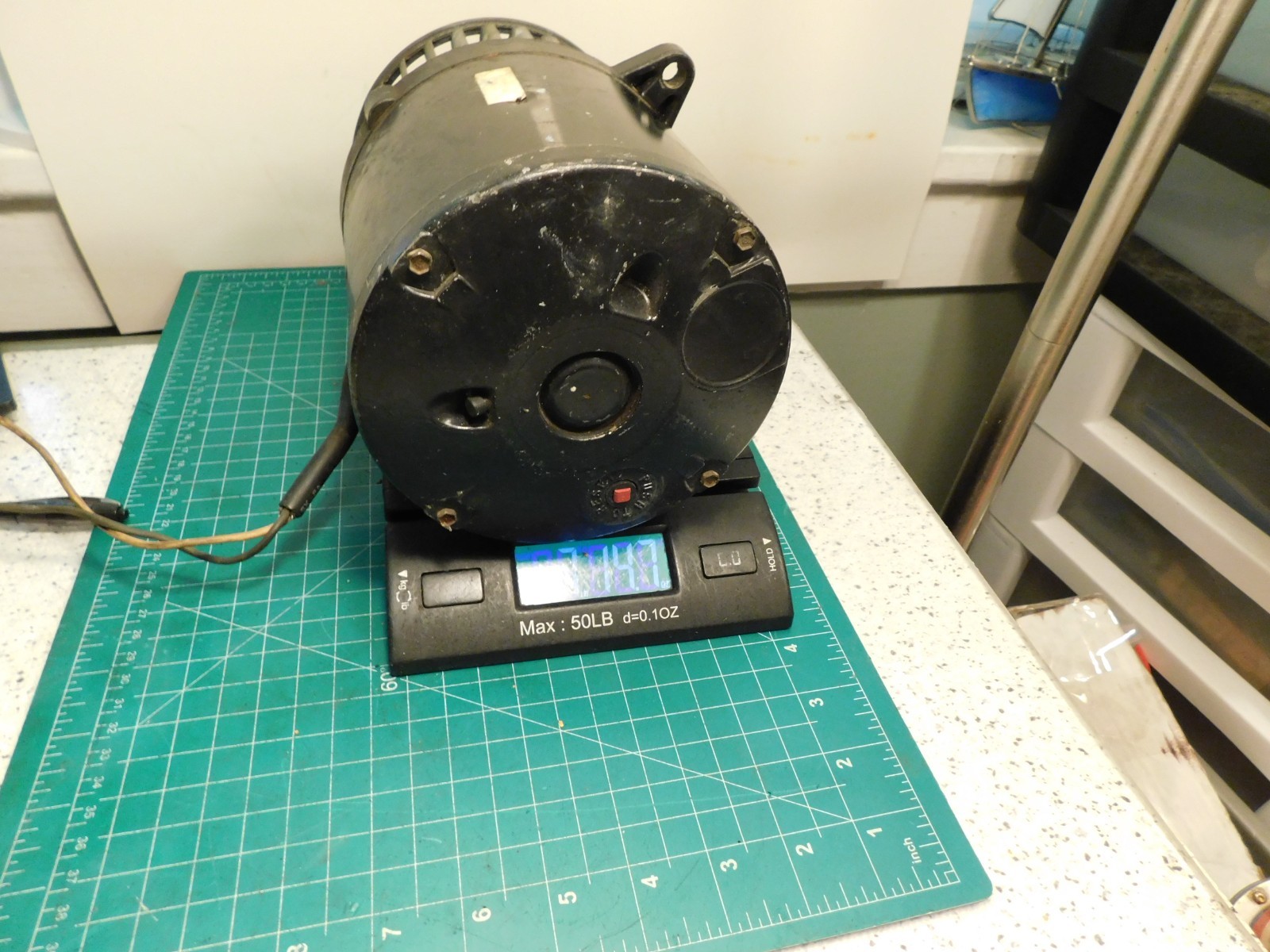 Marathon .14hp 115v 3450rpm 60hZ Type SS Code V 1-Phase Motor w/Fan Tested