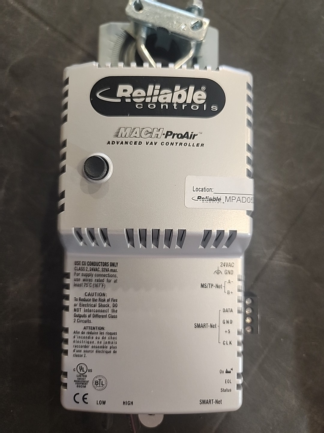 Reliable Controls MACH-ProAir Advanced VAV (Variable Air Volume) Controlle