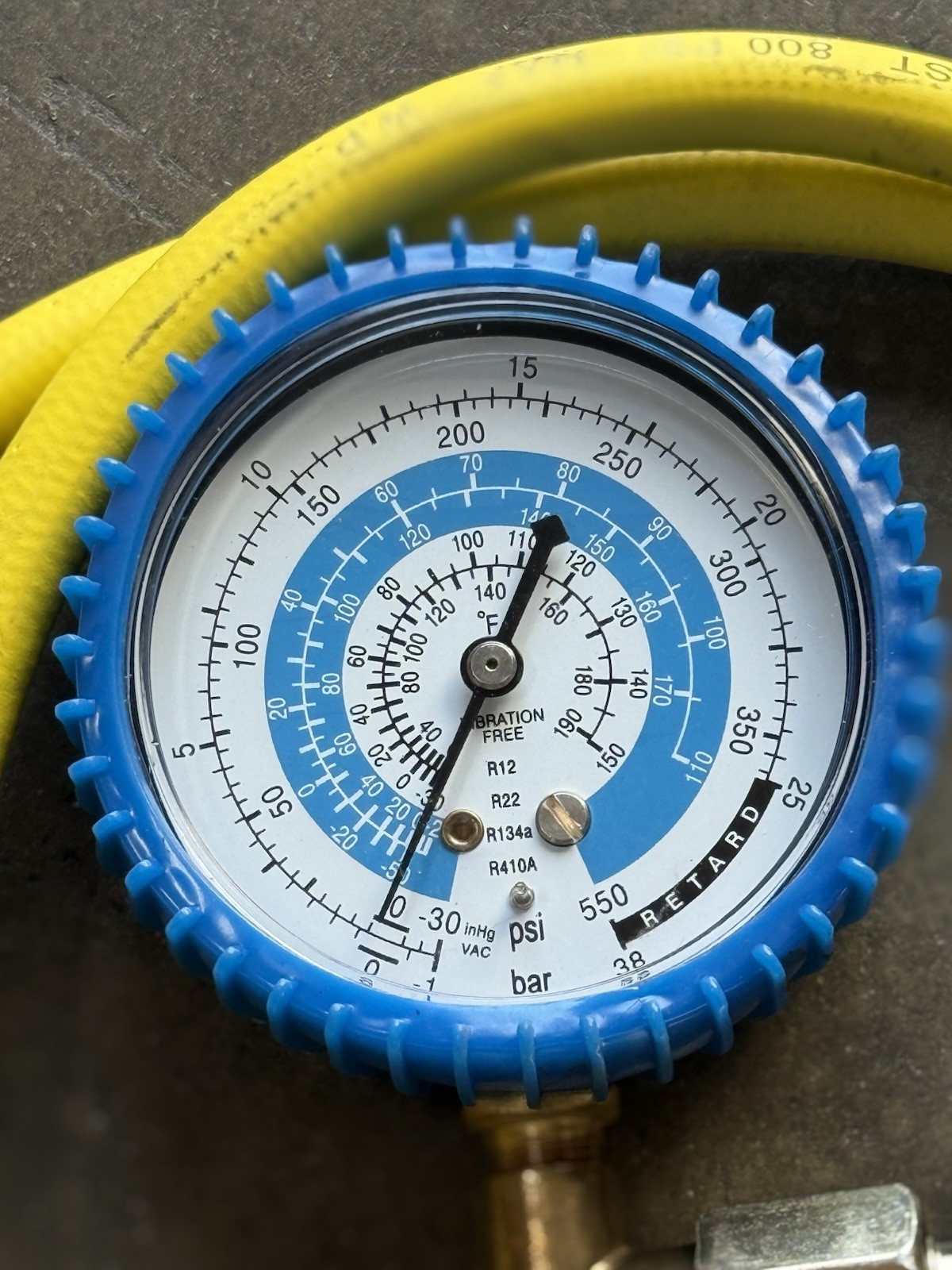 Combo R410a R22 Single Manifold Gauge Kit Testing Charging Air Condition & Hose