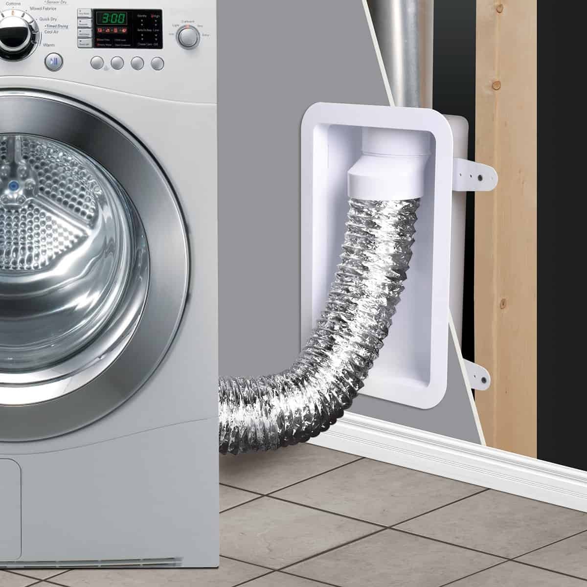 Dundas Jafine DRB4XZW Recessed Dryer Vent Box, Plastic