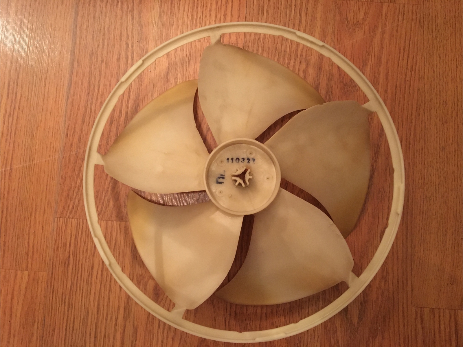 LG model: LW6511R Condenser Fan Blade 11.50x 2.82 in Shaft 5/16 in