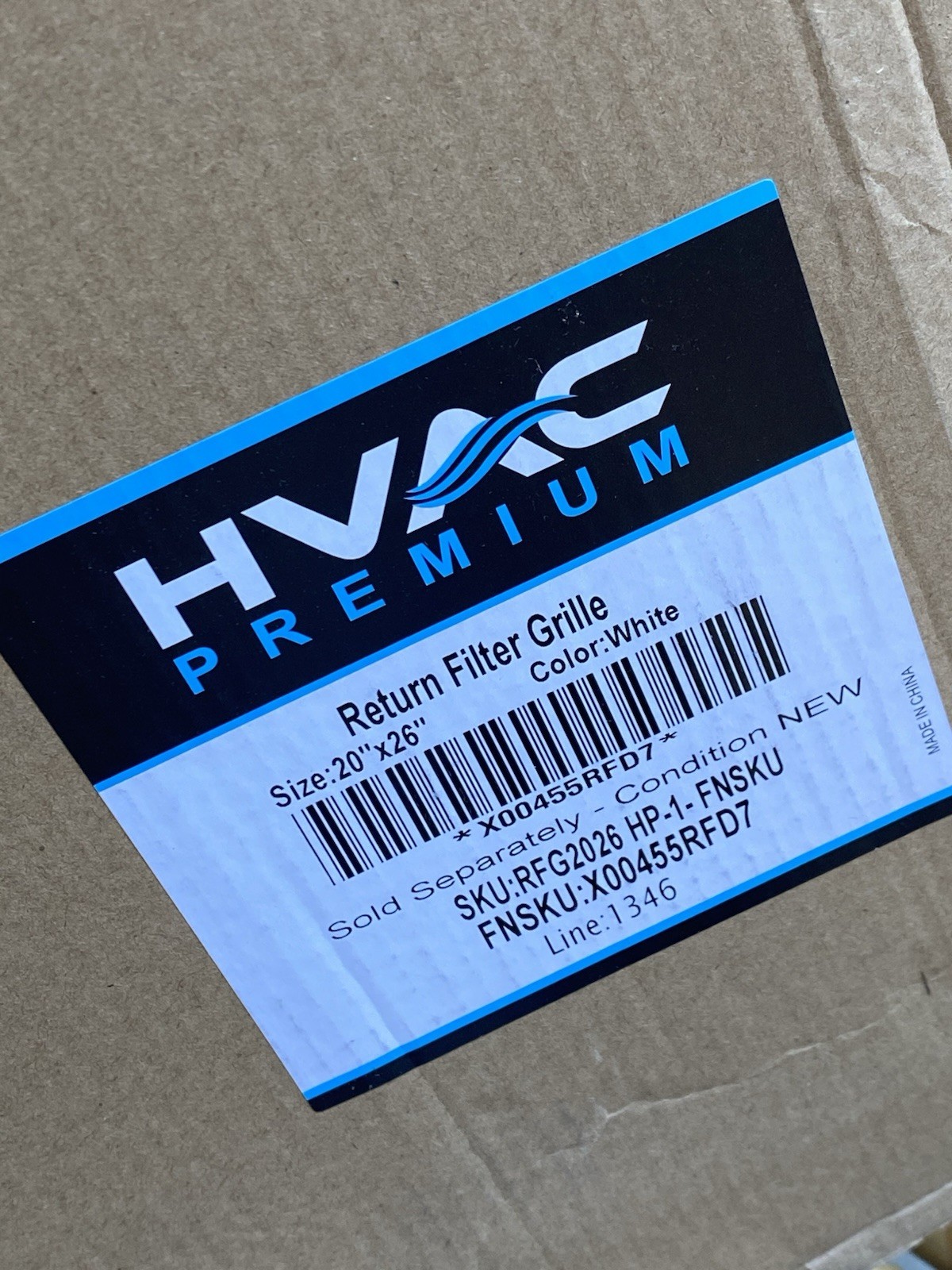 HVAC Premium 20 x 26 Duct Opening Steel Return Air 1-inch Filter Grille 20″ 26″