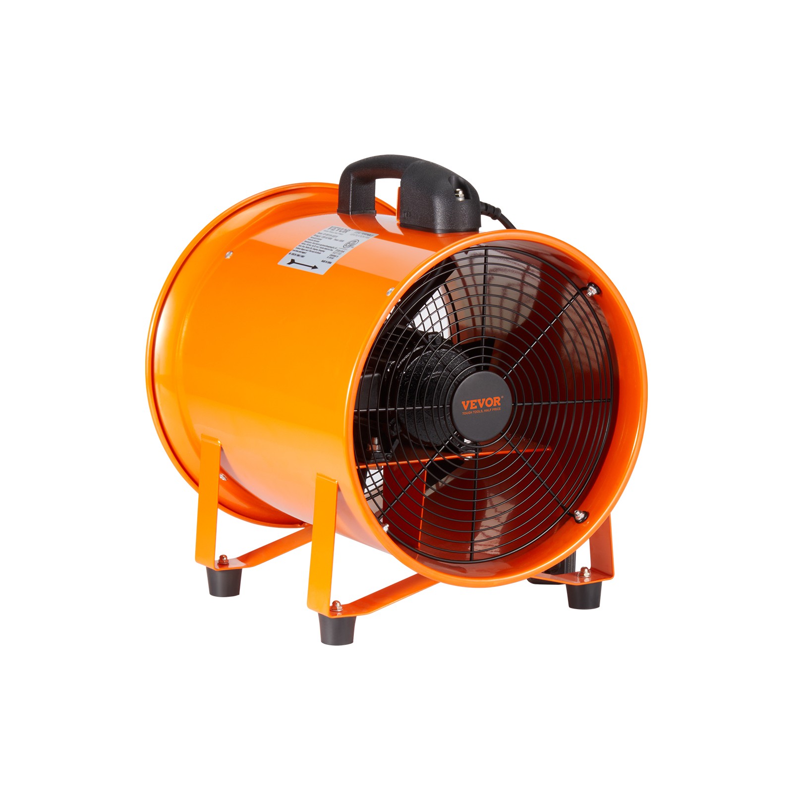 VEVOR 12″ Portable Extractor Fan Blower 33ft Duct Hose Ventilator Industrial