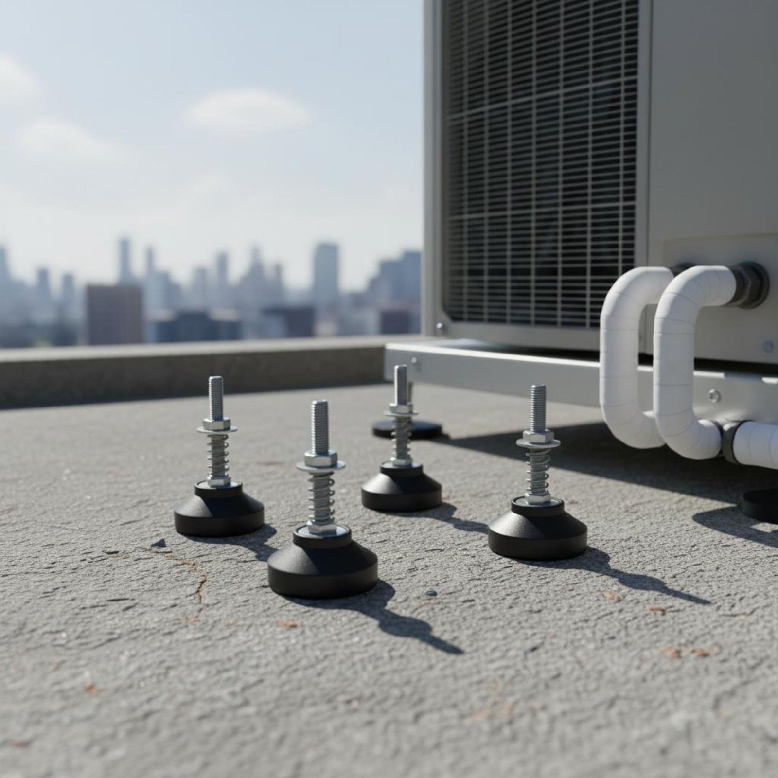 Air Conditioner Vibration Damper Noise Reducing Air Conditioner Condenser Mount