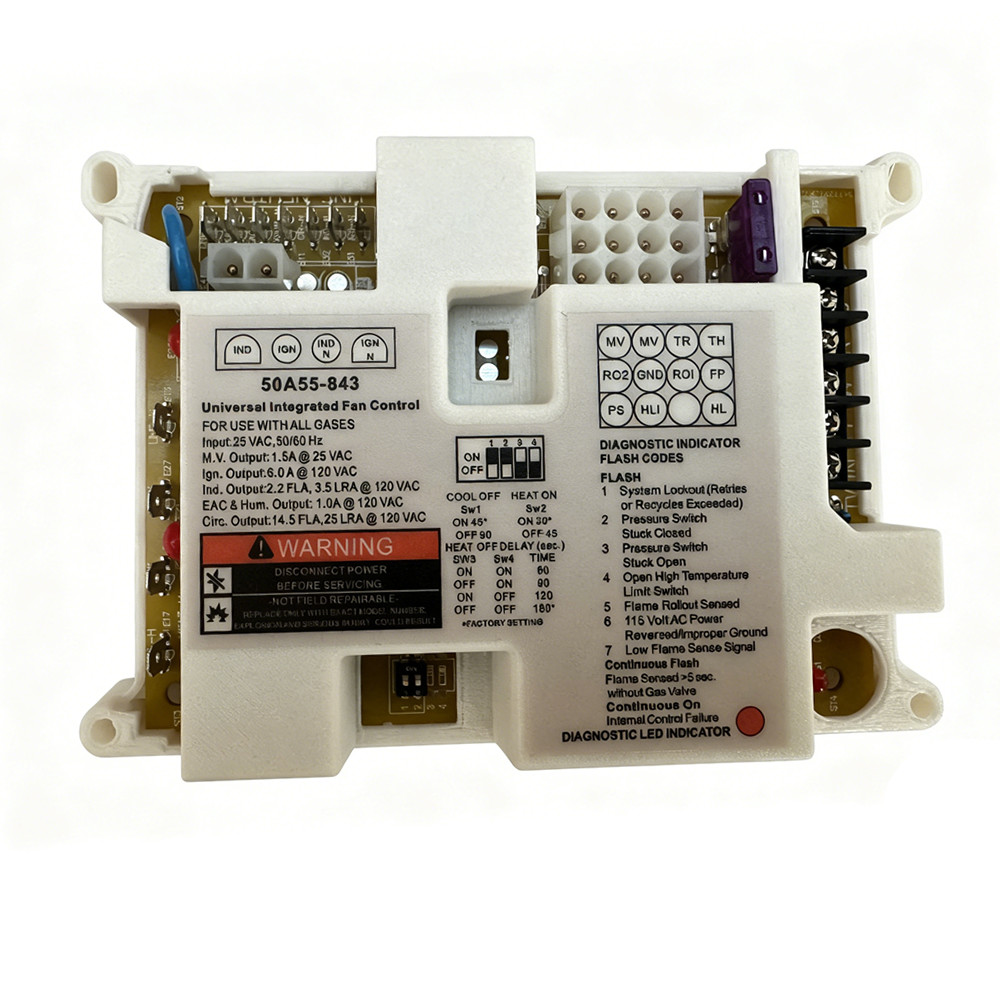 50A55-843 Furnace Control Board for White Rodgers Furnace Ignition