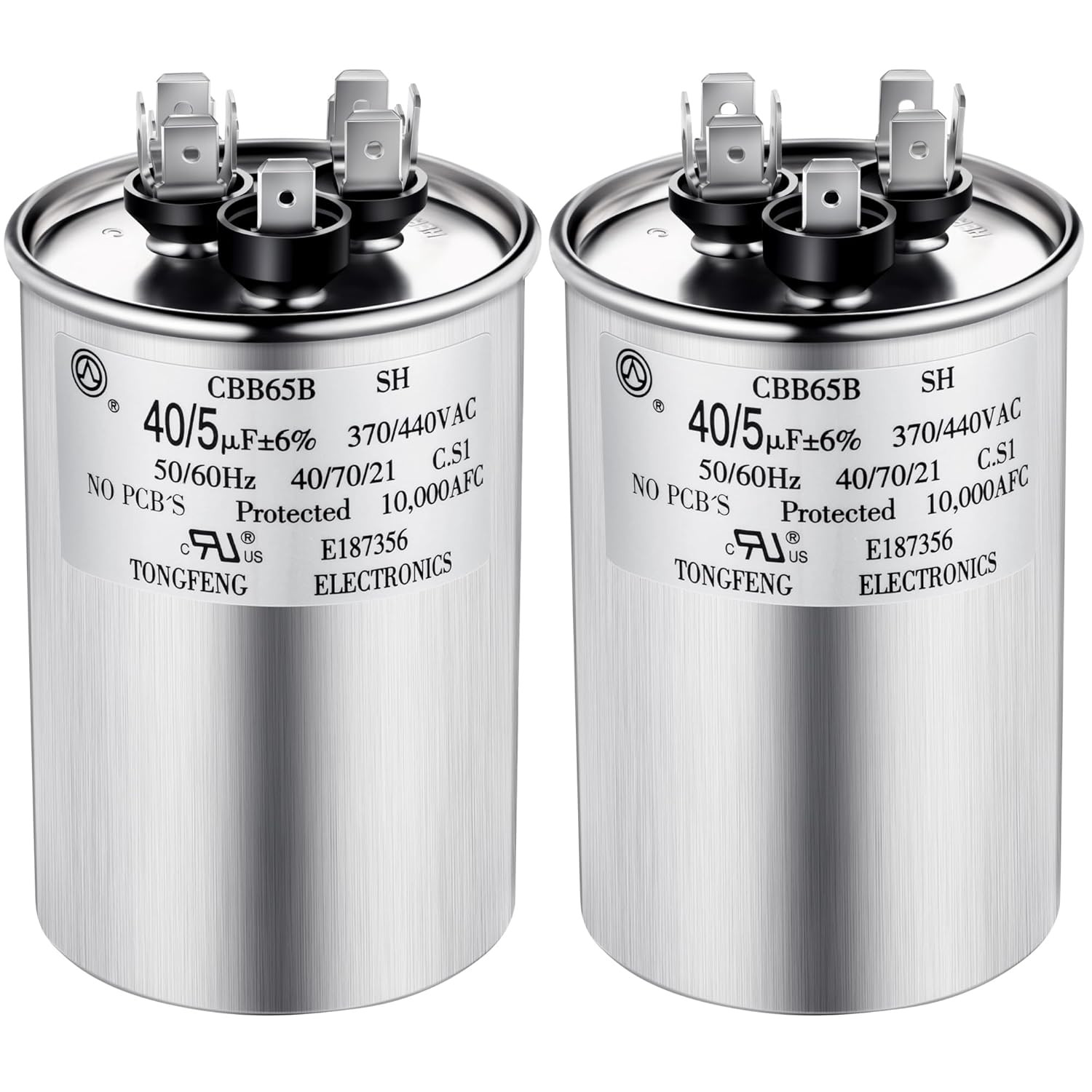 40/5 Uf Dual Run round Capacitor for CBB65B AC Motor Run Heat Pump Fan Pool Pump