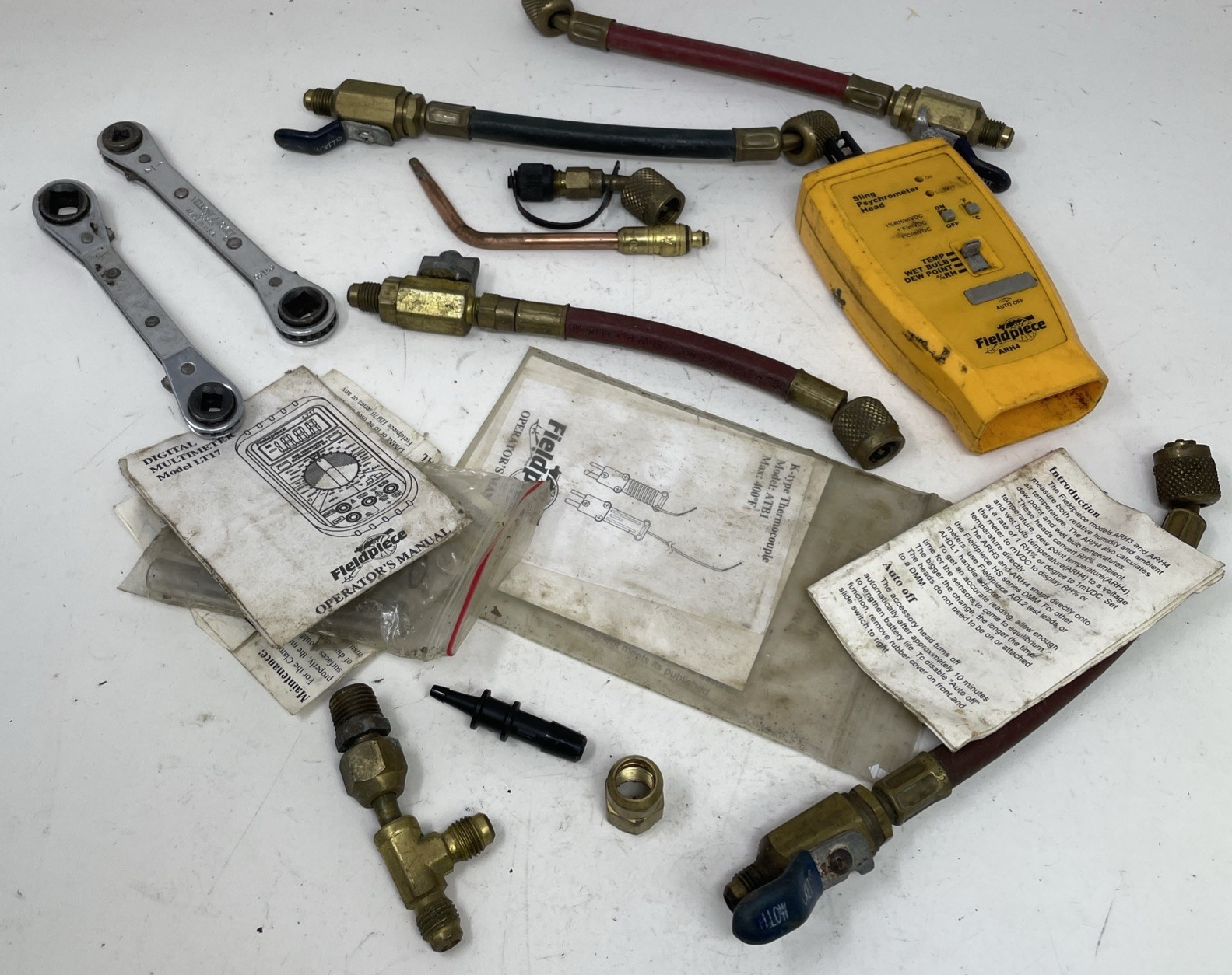 Yellow Jacket Refrigeration Freon Toy Feildpiece psychrometer lot sold not test!