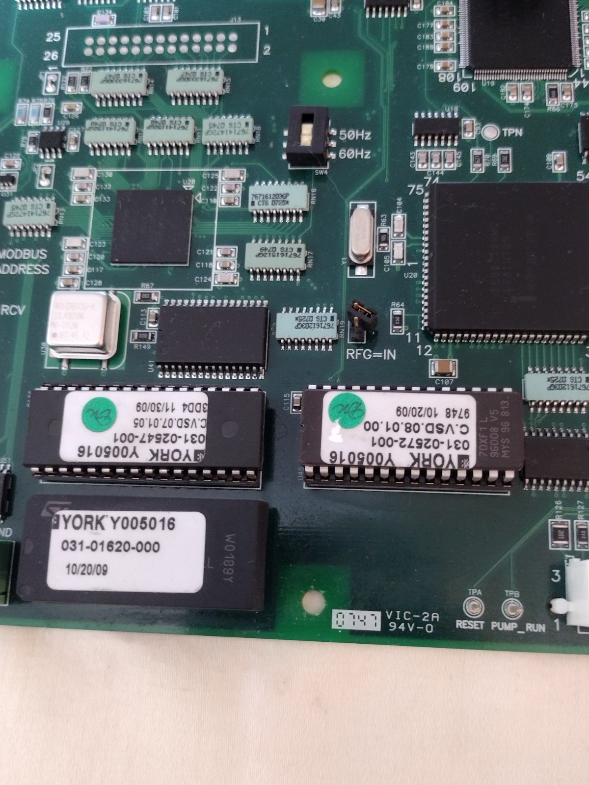 York Chiller Logic Board 031-02506-001 Rev B