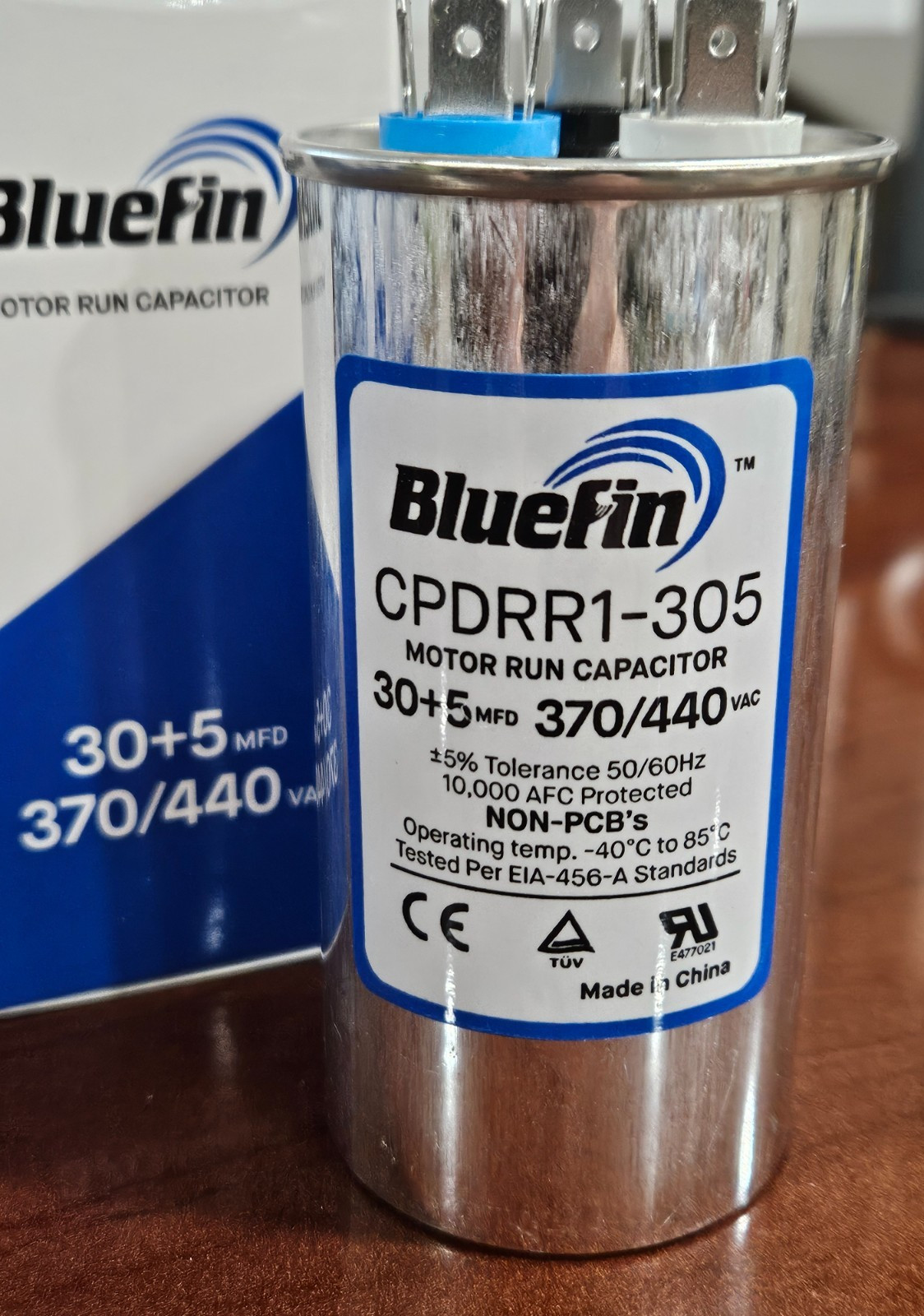 30+5 30/5 uF MFD 370/440V 440 VAC HVAC Universal Dual Run Capacitor HVAC AC NEW