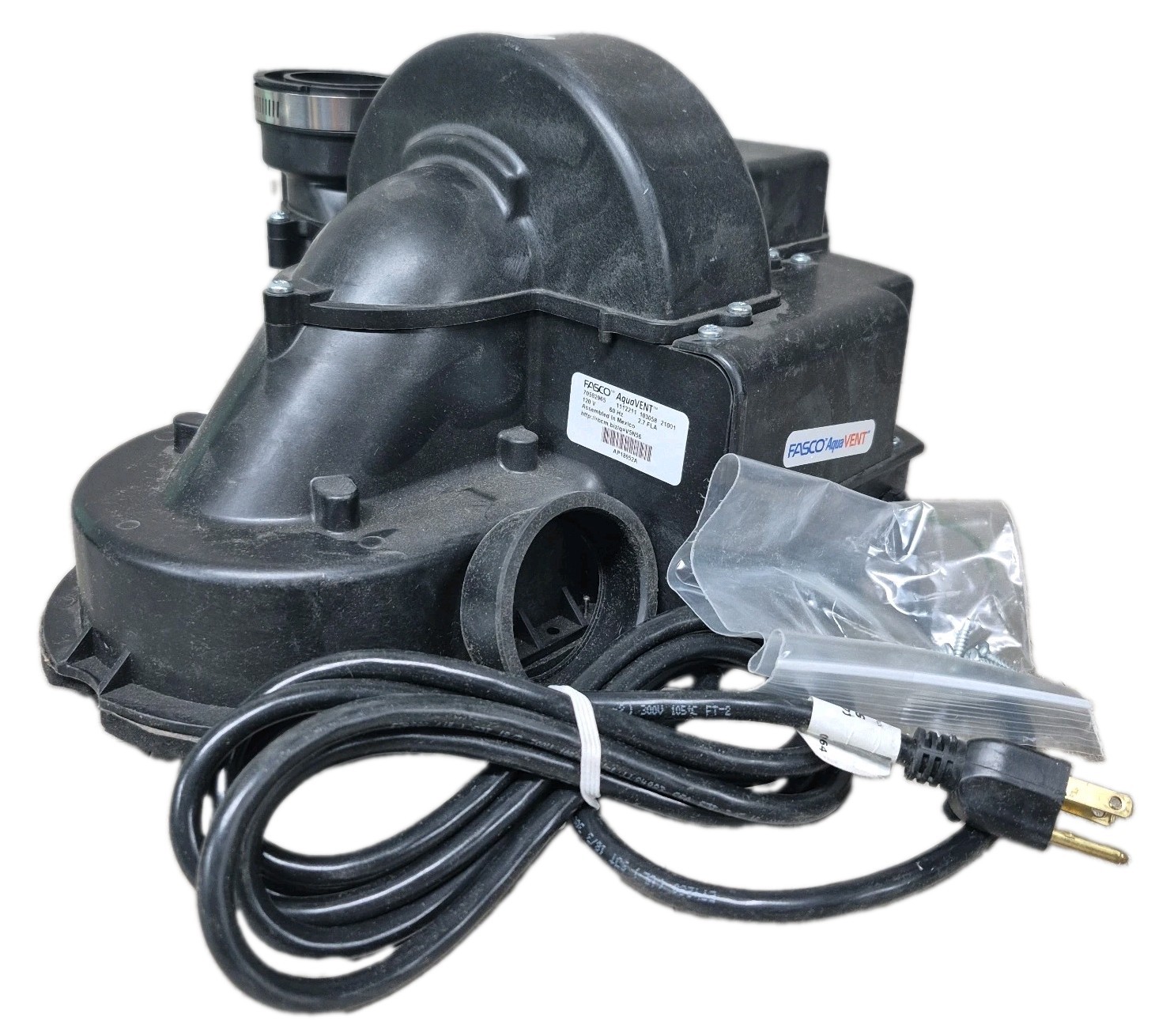 Fasco Aquavent Water Heater Draft Blower Motor AP18952A 120V 70582965