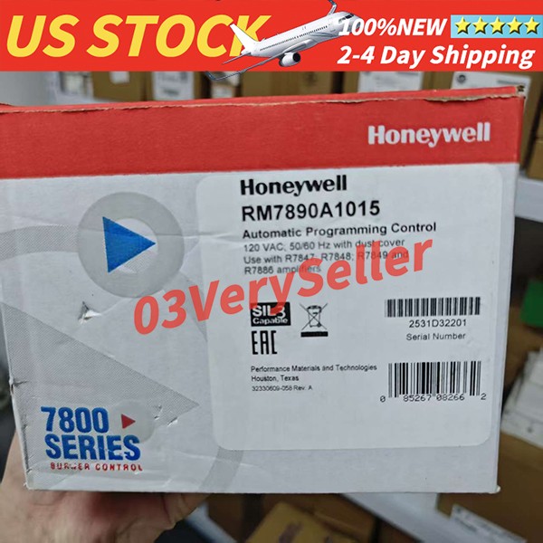 Honeywell RM7890A1015 On/Off Primary Control Burner Control Brand New Fast Ship