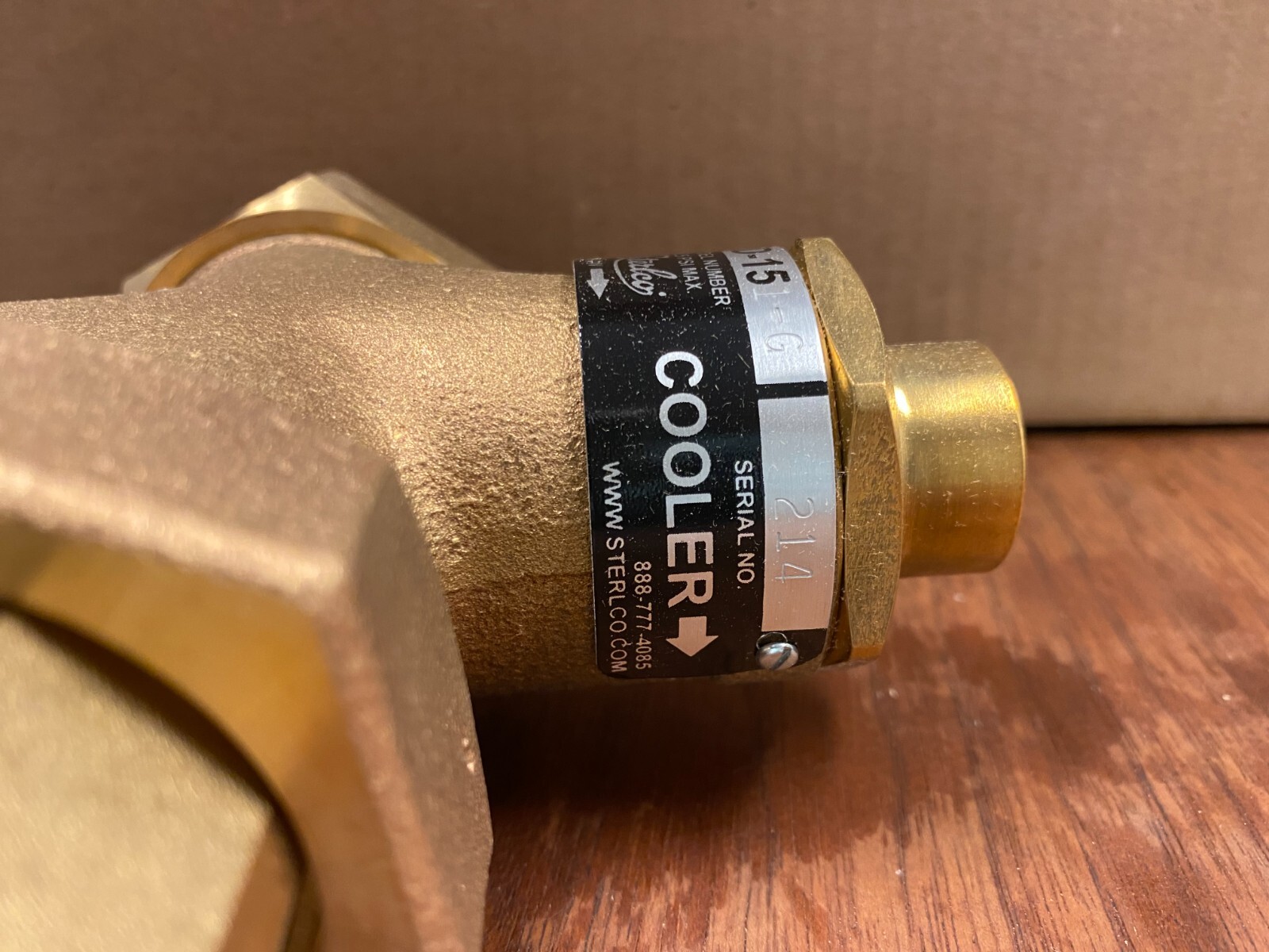 STERLCO D-151-G TEMPERATURE CONTROL VALVE 125LBS 105-145 TEMP RANGE