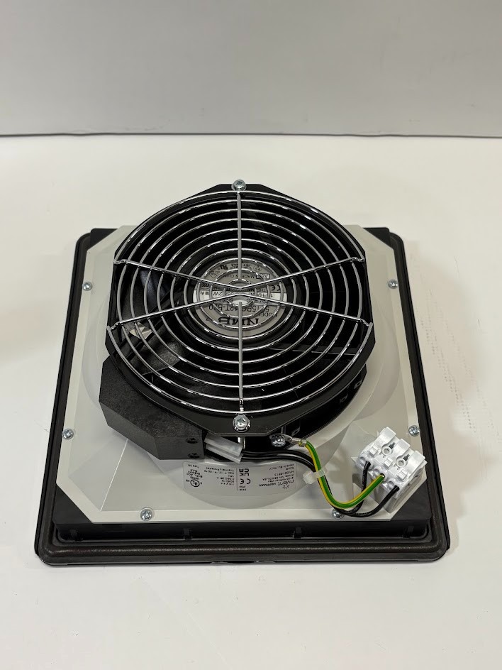 nVent Hoffman HN0916513 3R Side-Mount Filter Fan 115V, 9.84×9.84×4.44, Black NOB
