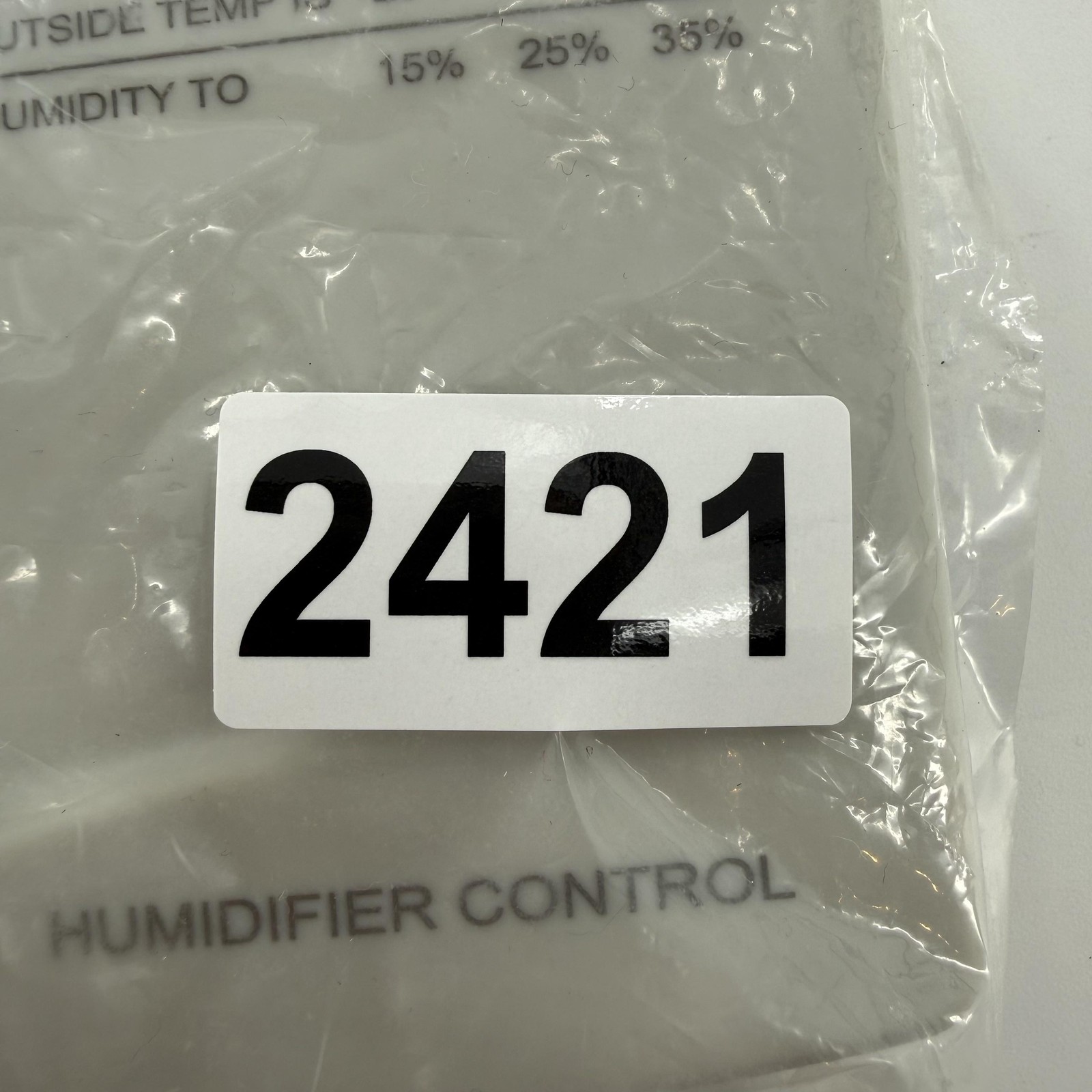 Humidifier Control Wall Humidistat Adjustable Dial Non Programmable Gray HVAC