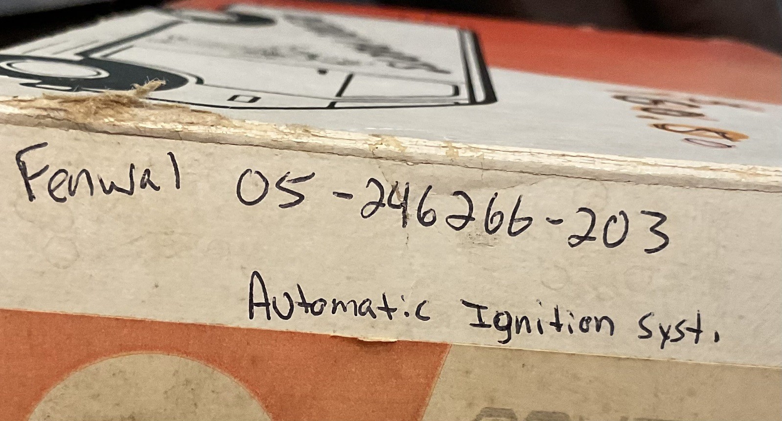 FENWAL 05-246266-203 IGNITION CONTROL ,NOS . WG37x0036