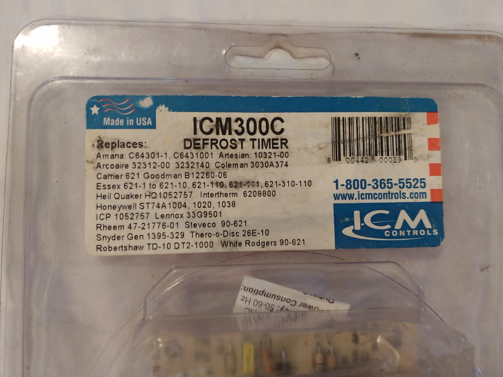ICM Controls ICM300C Defrost Control Board Amana Goodman Rheem Lennox Honeywell