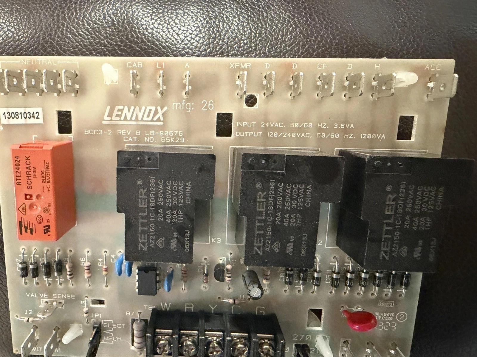 Lennox Furnace Control Circuit Board replacement BCC3 48K98 LB-90089A | see desc