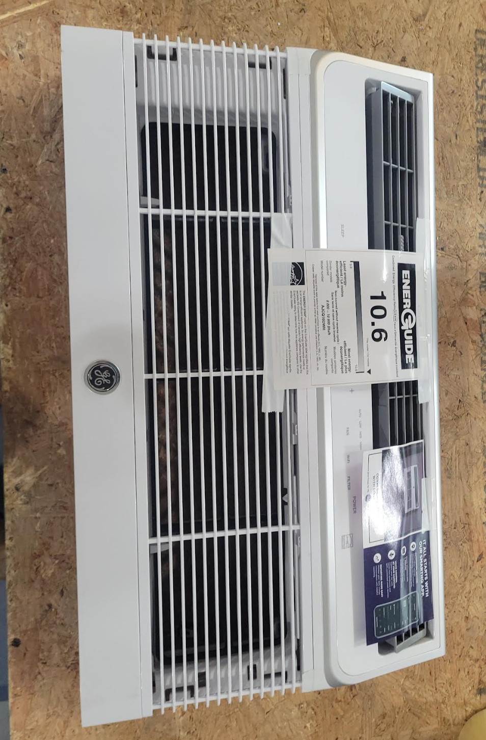 GE WP71X28375 FRONT PANEL ASSEMBLY With Grille, Air Filter, & Air Outlet Louver