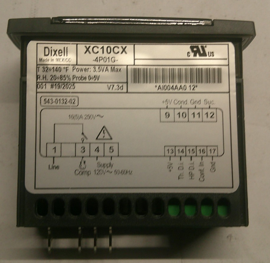 Emerson Dixell XC10CX-4P01G Refrigeration Control v7.3d