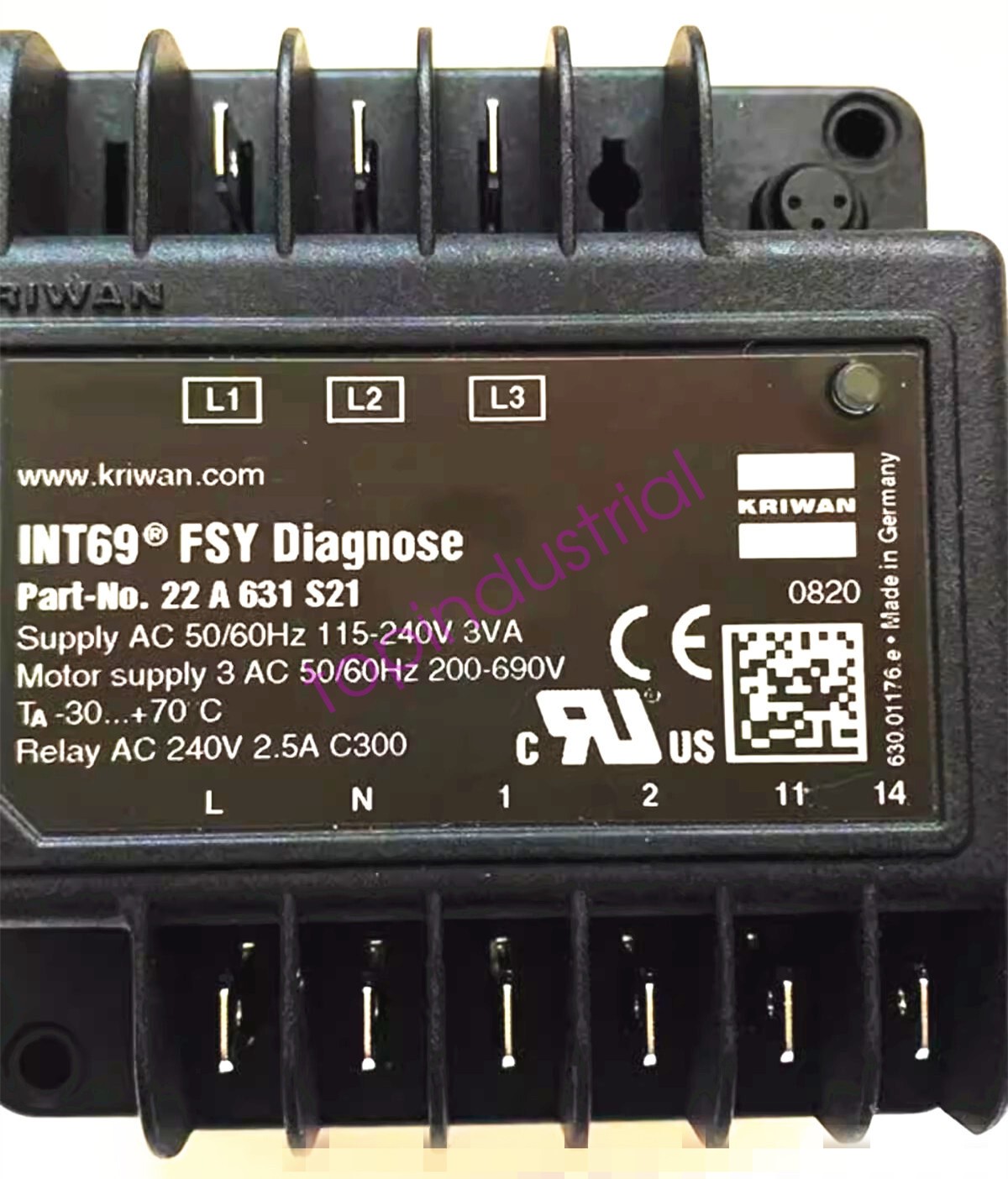 1pcs Kriwan Motor Protector Module INT69FSY Part-No.22A631S21