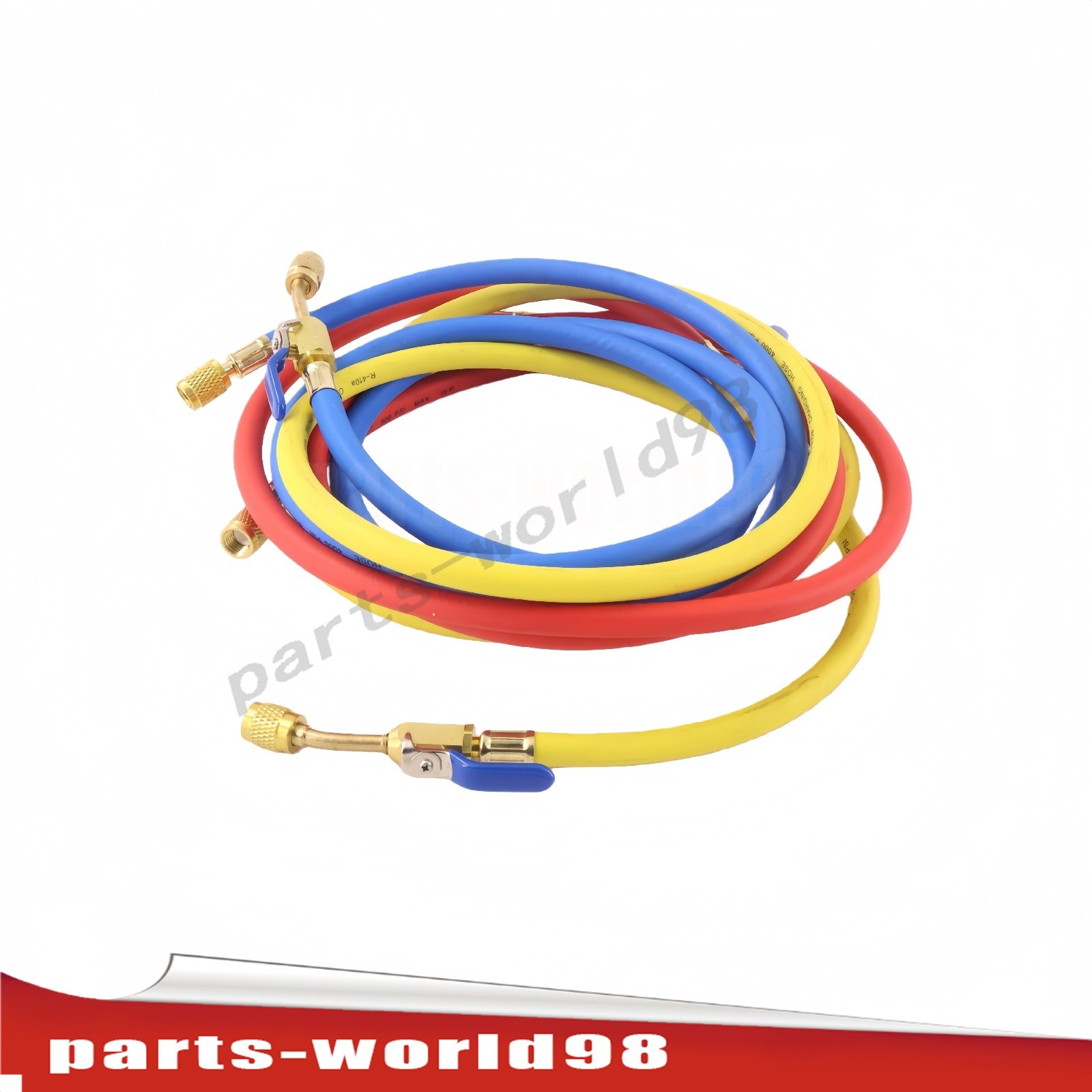 For Yellow Jacket Plus II 72″ Charging Hose Set 1/4″ HVAC AC Refrigerant Hoses