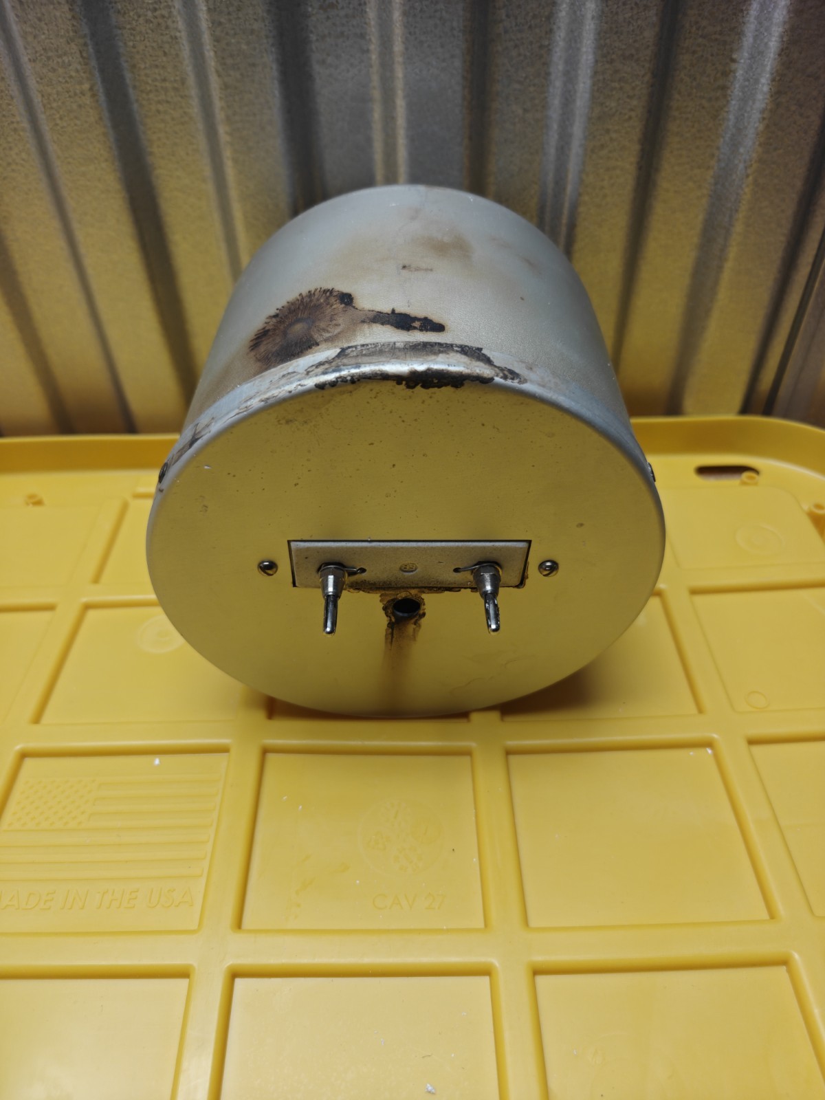 Nev 50 XV-T Round HVAC Damper Vent Control Assembly w/ Electrical Terminals