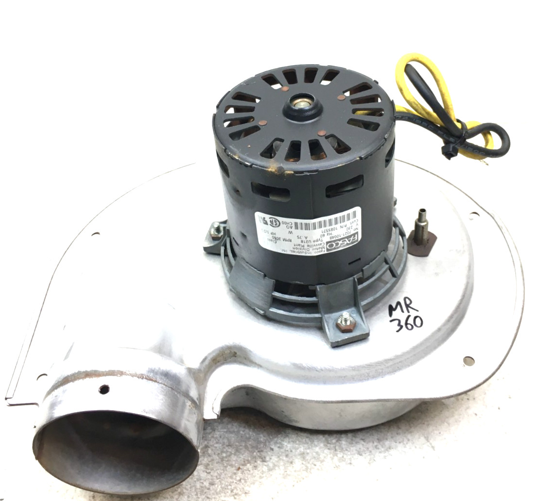 FASCO 7021-10048 Draft Inducer Blower Motor 1085571 230V 3060 RPM used #MR360