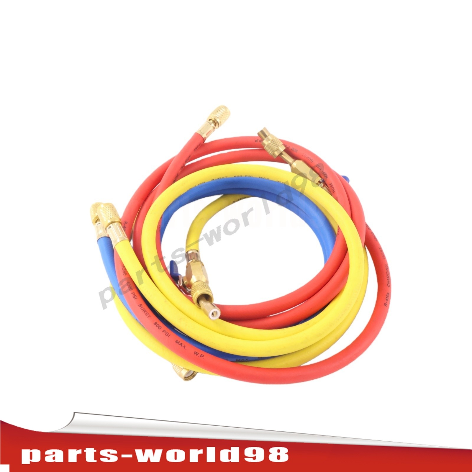 For Yellow Jacket Plus II 72″ Charging Hose Set 1/4″ HVAC AC Refrigerant Hoses