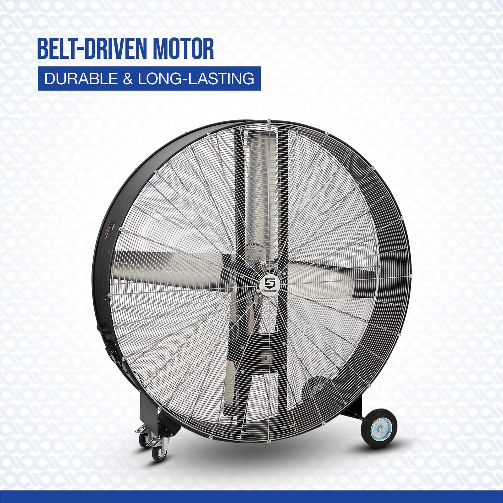 Strongway 60in. Belt Drive Drum Fan, 25,500 CFM 4/5 HP