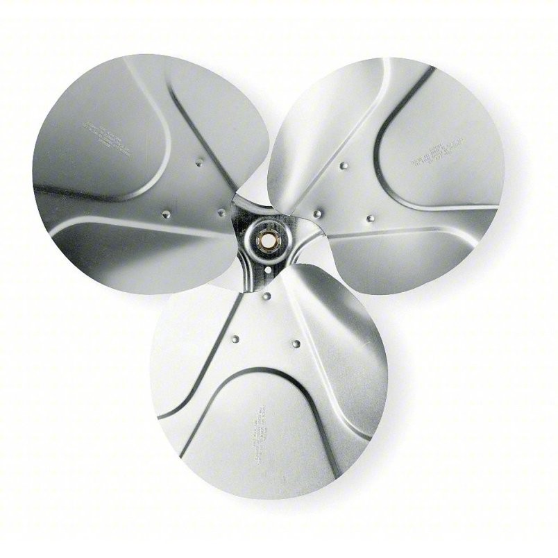 DAYTON 2C356 Propeller Clockwise Facing Discharge 12″ Propeller Dia., Alum.