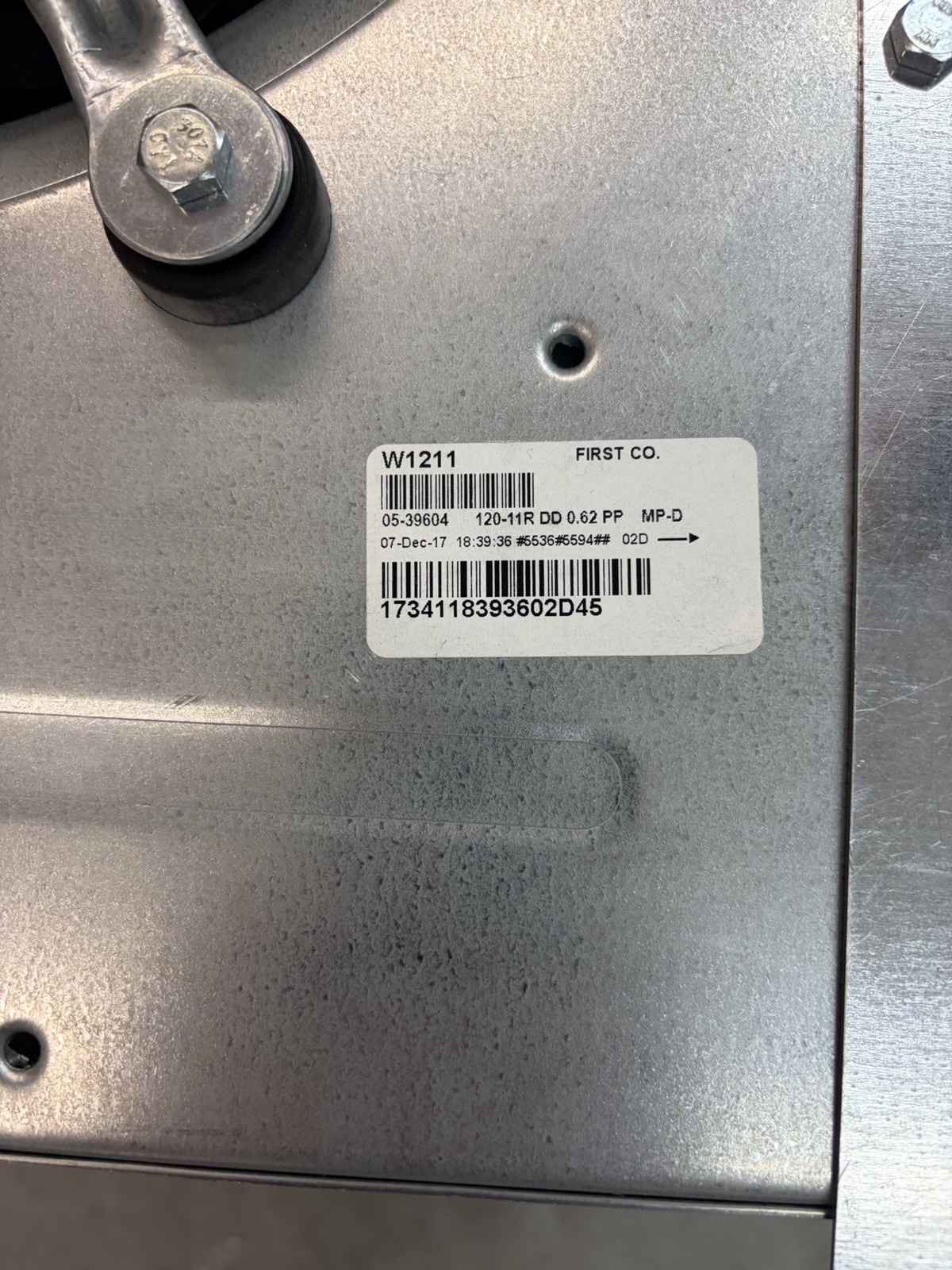 First Co Blower Assembly 9-340-1471 340-147-1 MDC100 ECM Motor W1211 Housing