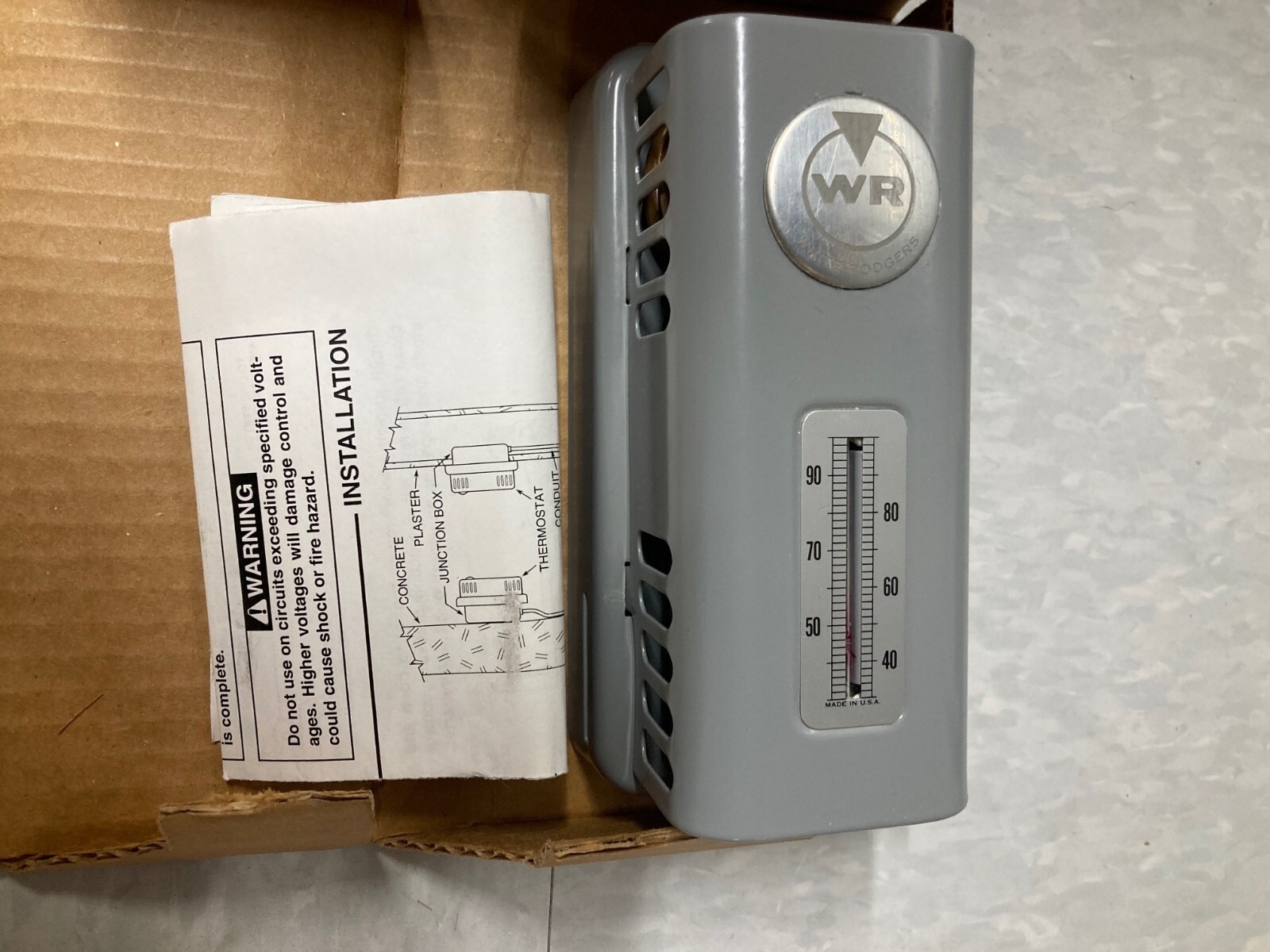 White Rodgers Room Thermostat 151-6
