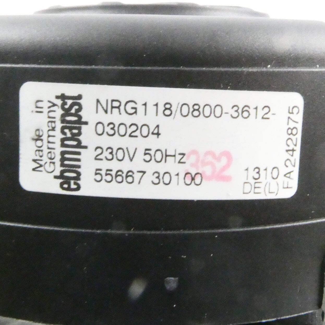 FERROLI 3291301 EBM POPE NRG118/0800-3612-030204 BLOWER (MegaDens 4 200)