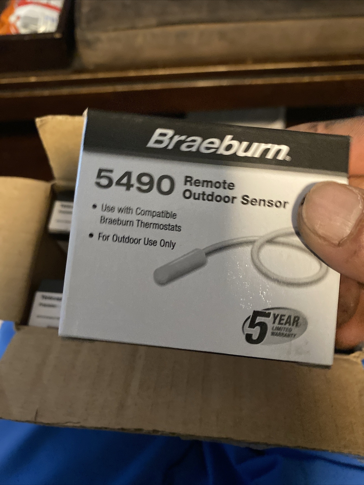 (6) Braeburn 5490 Remote Outdoor Sensor UPC 33732 00530