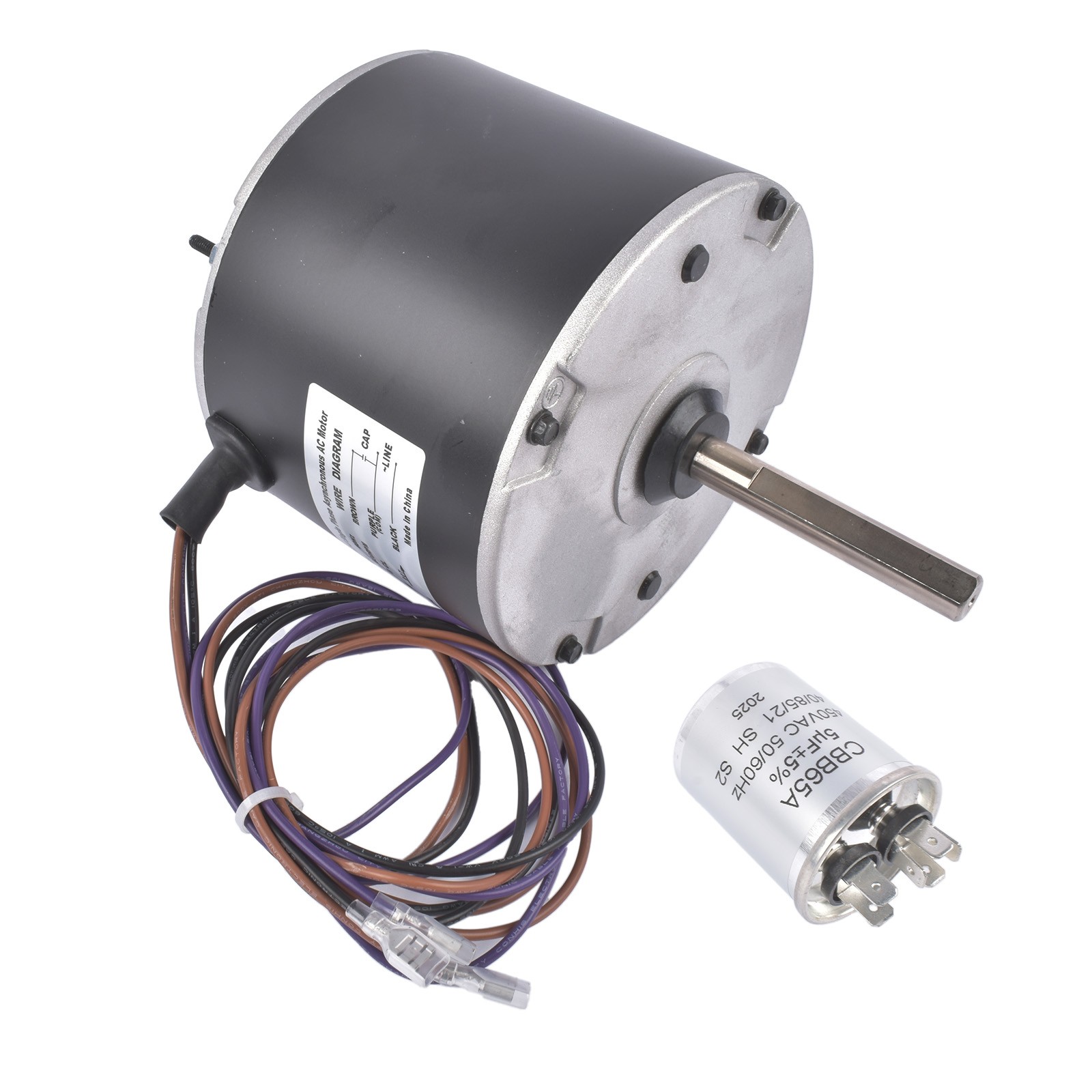 12Y65 Condenser Fan Motor YSLB-220-8-B001 208/230 Volt 1 PH 60HZ 1/4 HP 825 RPM