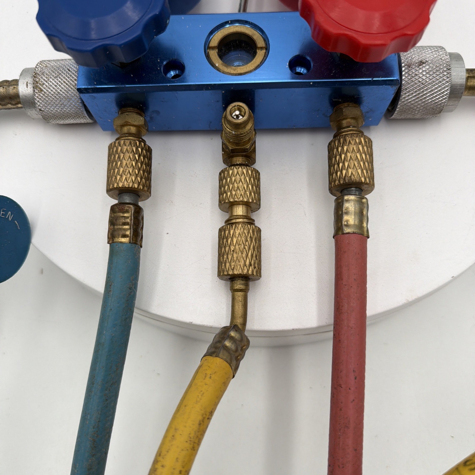 A/C Manifold Dual Gauge Set R134A R12 R22 R502 ACME HVAC AC Auto 5FT Hose