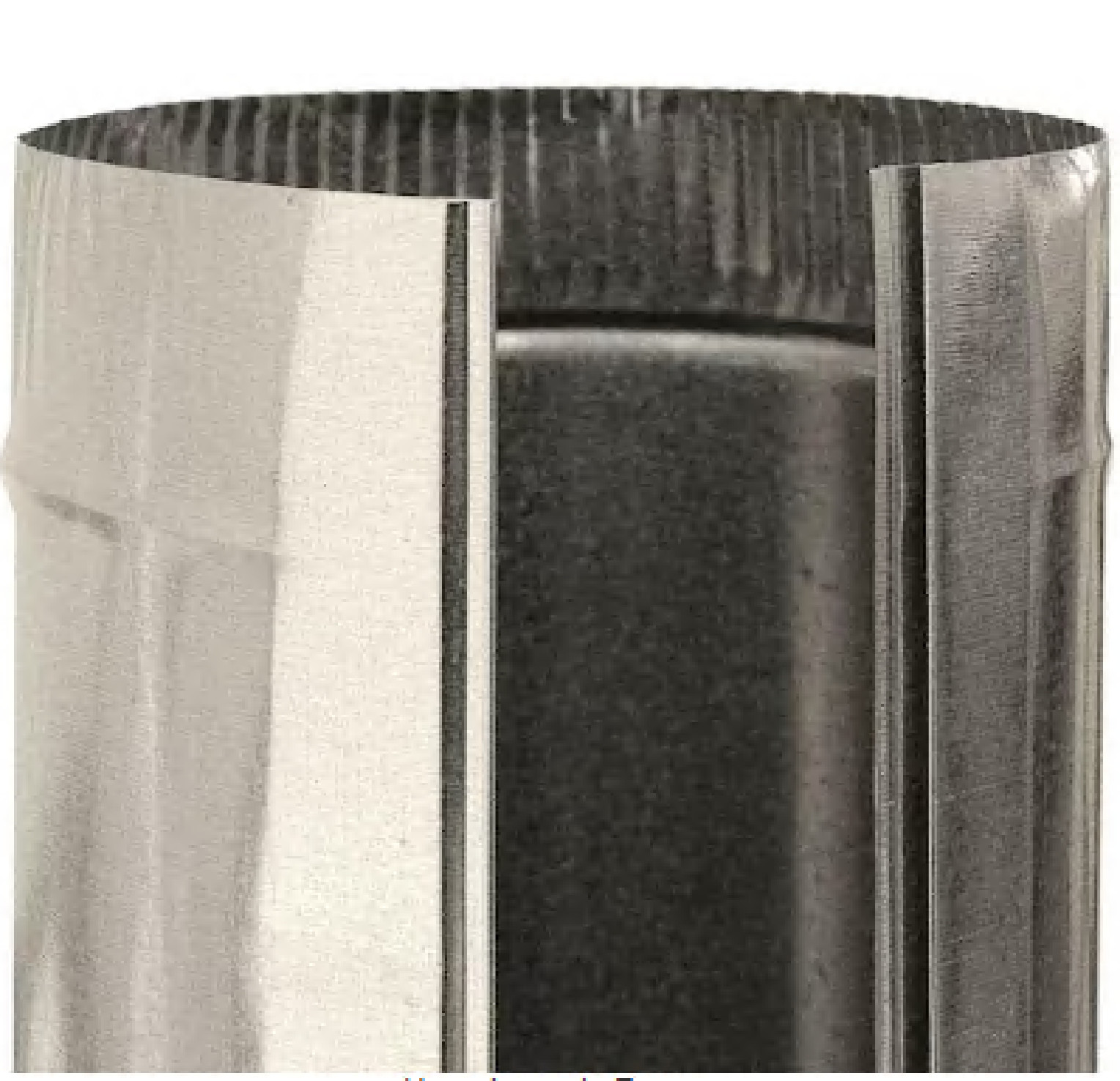 6 in. x 5 ft. Round Metal Duct Pipe