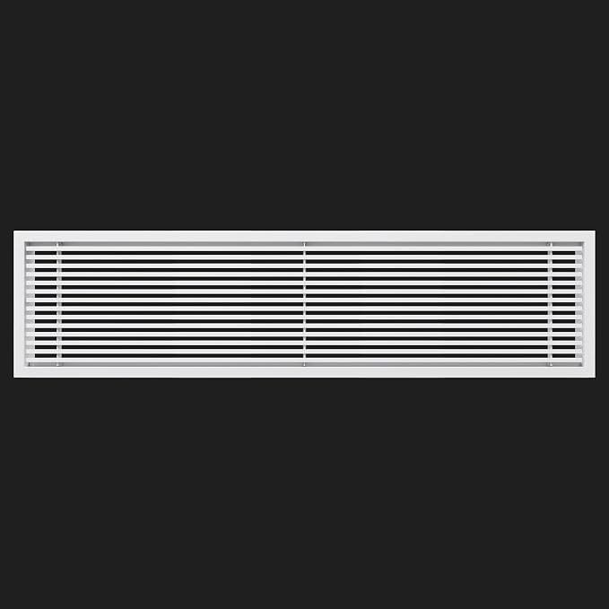 White 32″x8″ Linear Bar Air Vent Grille HVAC Register for Ceiling Wall Floor